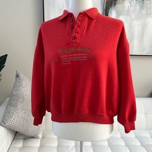 Vintage Red sweater in good condition. Minor signs of wear.